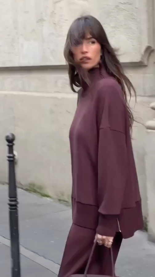 Venice | Ensemble doux avec sweat-shirt et pantalon élastique