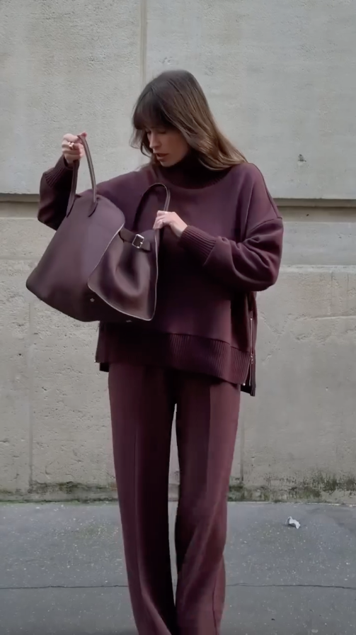 Venice | Ensemble doux avec sweat-shirt et pantalon élastique