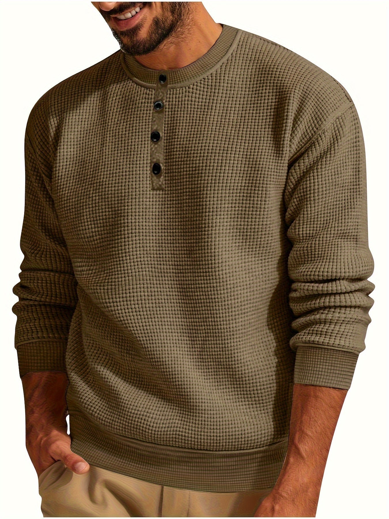 Gabriel – Chemise manches longues gaufrée