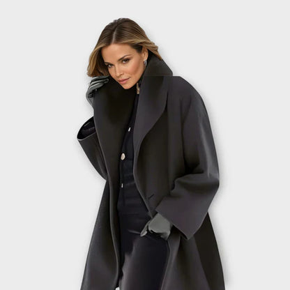Emma - Manteau en laine haut de gamme résistant au vent