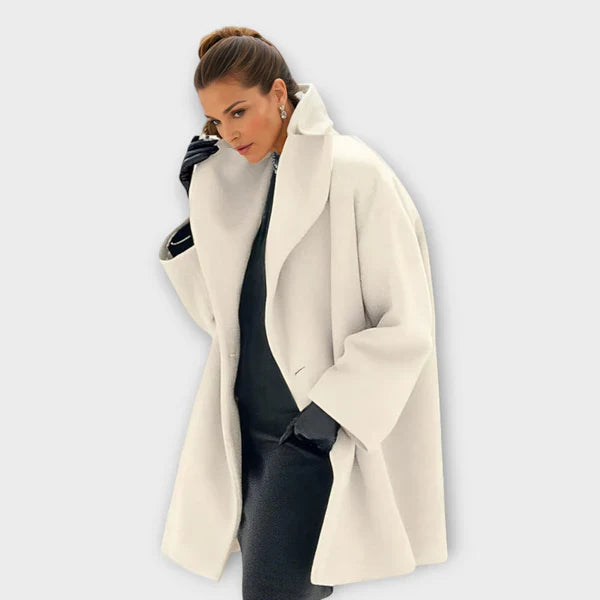 Emma - Manteau en laine haut de gamme résistant au vent